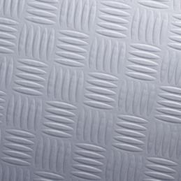 coverstyl-Silver chequer plate steel